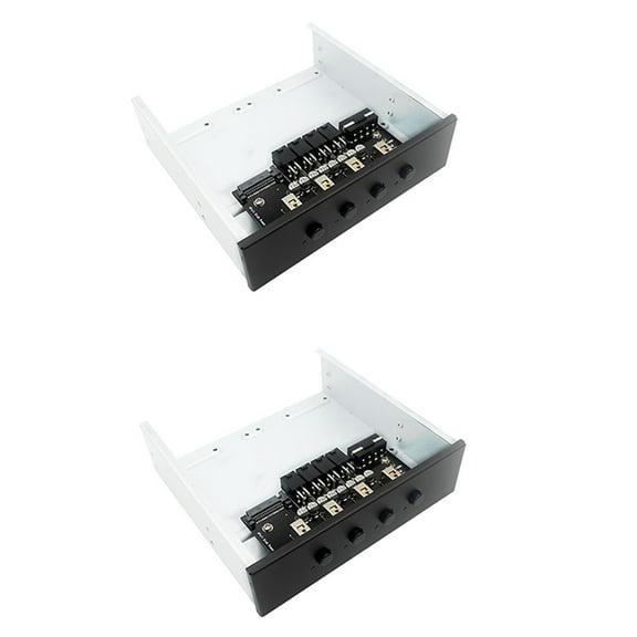2X 4 Way Hard Disk Selector Controller Hard Drive Power Switch Module for Desktop Computer Support 2.5/3.5 Inch SATA HDD