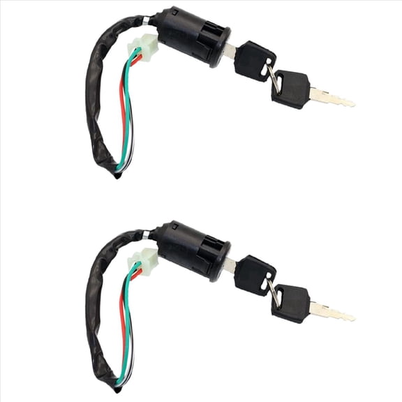 NEW 2X 4 Wire Ignition Switch Key for 50Cc 110Cc 125Cc 250Cc Quad Dirt Bike ATV