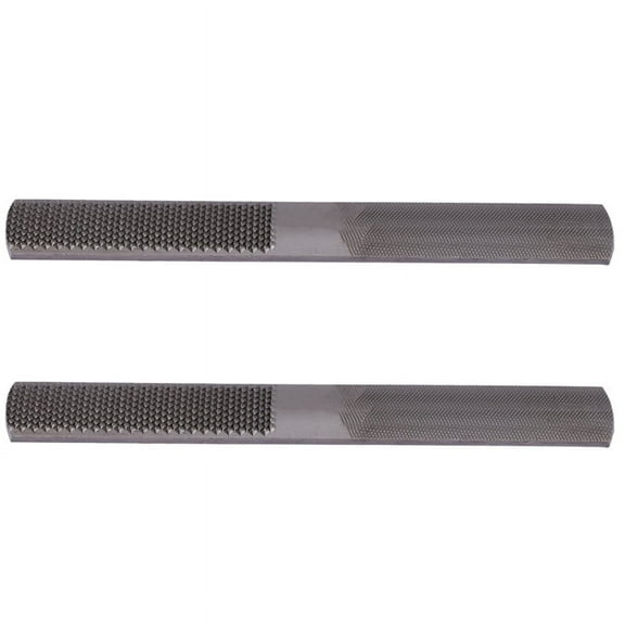 2X 4 in 1 8 Inch Carbon Steel Carpentry Woodworking Wood Rasp File Mill Tool 200mm,2 x Rasp File Hand Tool,Gray