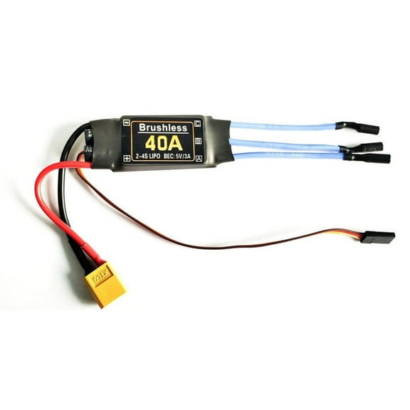 2X 40A Brushless ESC Plug RC Toys Components Accessories Speed Controller Motor FPV Quadcopter Helicopter