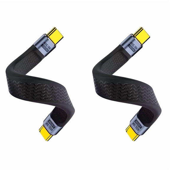 2X 40Gbps USB 4.0 PD 240W Fast Charging Cable Support 8K 4K Video Transmission Mobile Data Cable for Phone Notebook