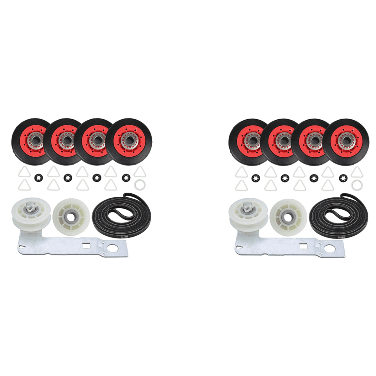 2X 4392067 Dryer Repair Kit &W10837240 Dryer Idler,279640 Idler Pulley Compatible ,Replaces 4392067VP 80047