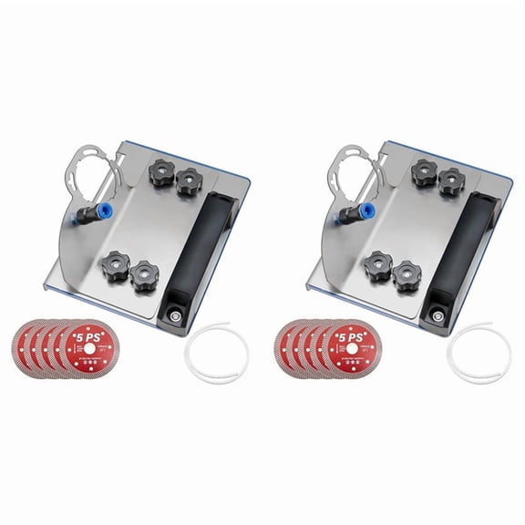 2X 45 Degree Tile Chamfer Tool,Heavy Duty Angle Grinder Stand 45 Degree Adjustable for Cutting Ceramic Stone