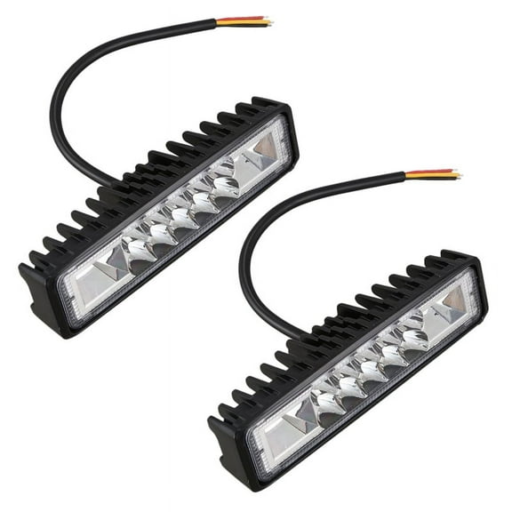 2X 48W Work Light Led Light Bar Red White Blue for Offroad Atv Suv Truck Trailer Car Accessories 12V,2 x 48W Work light bar,Red & White & Blue