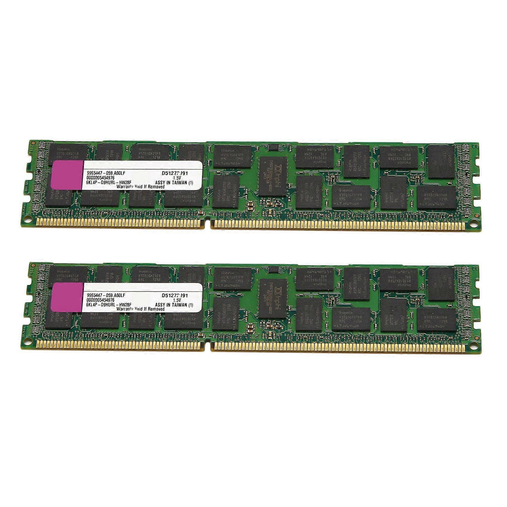 2X 4GB DDR3 Ram Memory REG 1333MHz PC3-10600 1.5V DIMM 240 Pins For Intel Desktop RAM Memoria