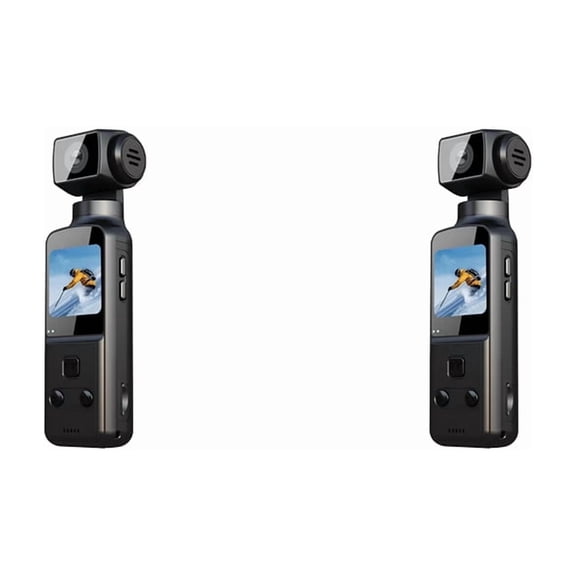 2X 4K Pocket Digital Camera 1.33Inch Screen 270 Degrees Rotate Wifi Transmission Record Portable Sport Motion Camera