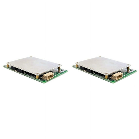 2X 4S 12V 50A Li-Iron Lithium Battery Charger Protection Board with Power Battery Balance,2 x Lithium Battery Charger Protection Board,White&Green