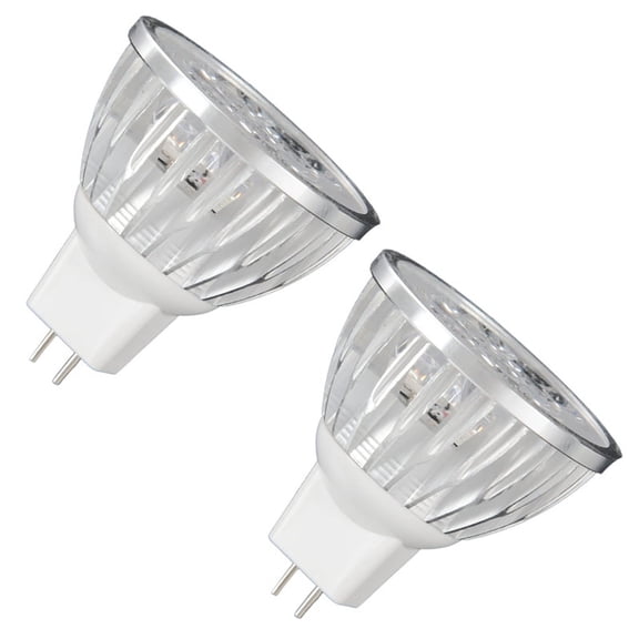 2X 4W Dimmable MR16 LED Bulb/3200K Warm White LED Spotlight/50 Watt Equivalent Bi Pin GU5.3 Base/330 Lumen,2 x MR16 4W LED Spotlight