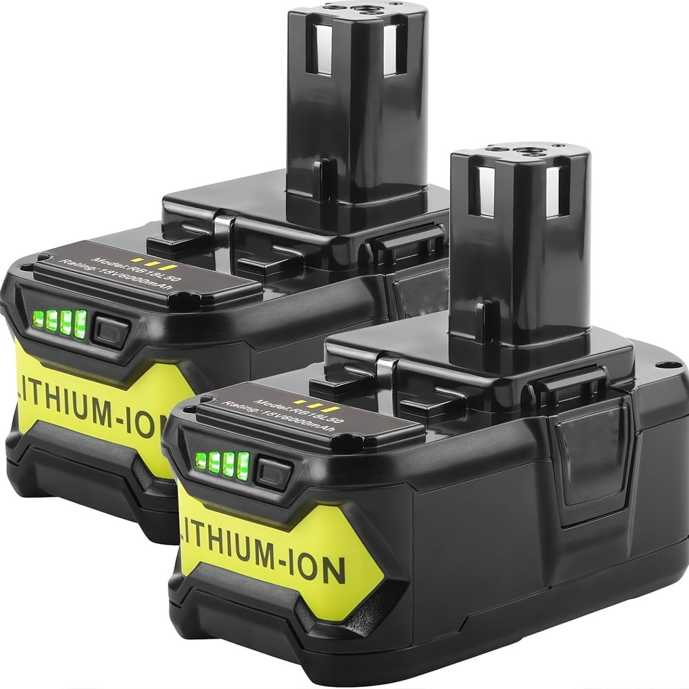 2X 5.0Ah For RYOBI P108 One Plus High Capacity Battery Compatible for Ryobi 18V Tools