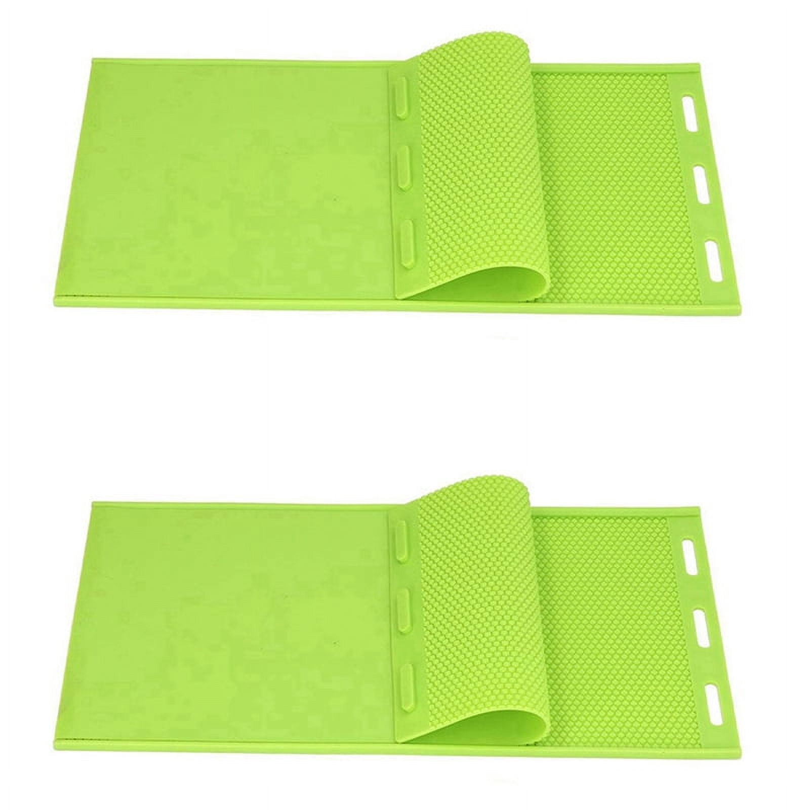 2X 5.4mm Silicone Beeswax Sheet Mold, Beeswax Foundation Stamper Mold Beekeeping Equipment Nest Foundation