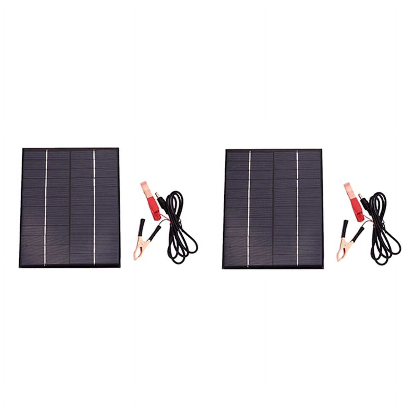 2X 5.5W 12V Solar Panel Battery Charger Board Polycrystalline Plate