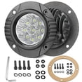 thumbnail image 1 of 2X 5'' 90W  Flush Mount Round LED Work Light Pods Driving Spot Fog Lamp SUV Off Road, 1 of 10