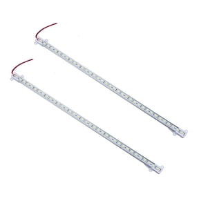 2X 5050 SMD 36 LED Day White Aluminium Rigid Strip Bar Light Lamp 50CM,2 x 50cm 5050 LED Strip Light,Pure White