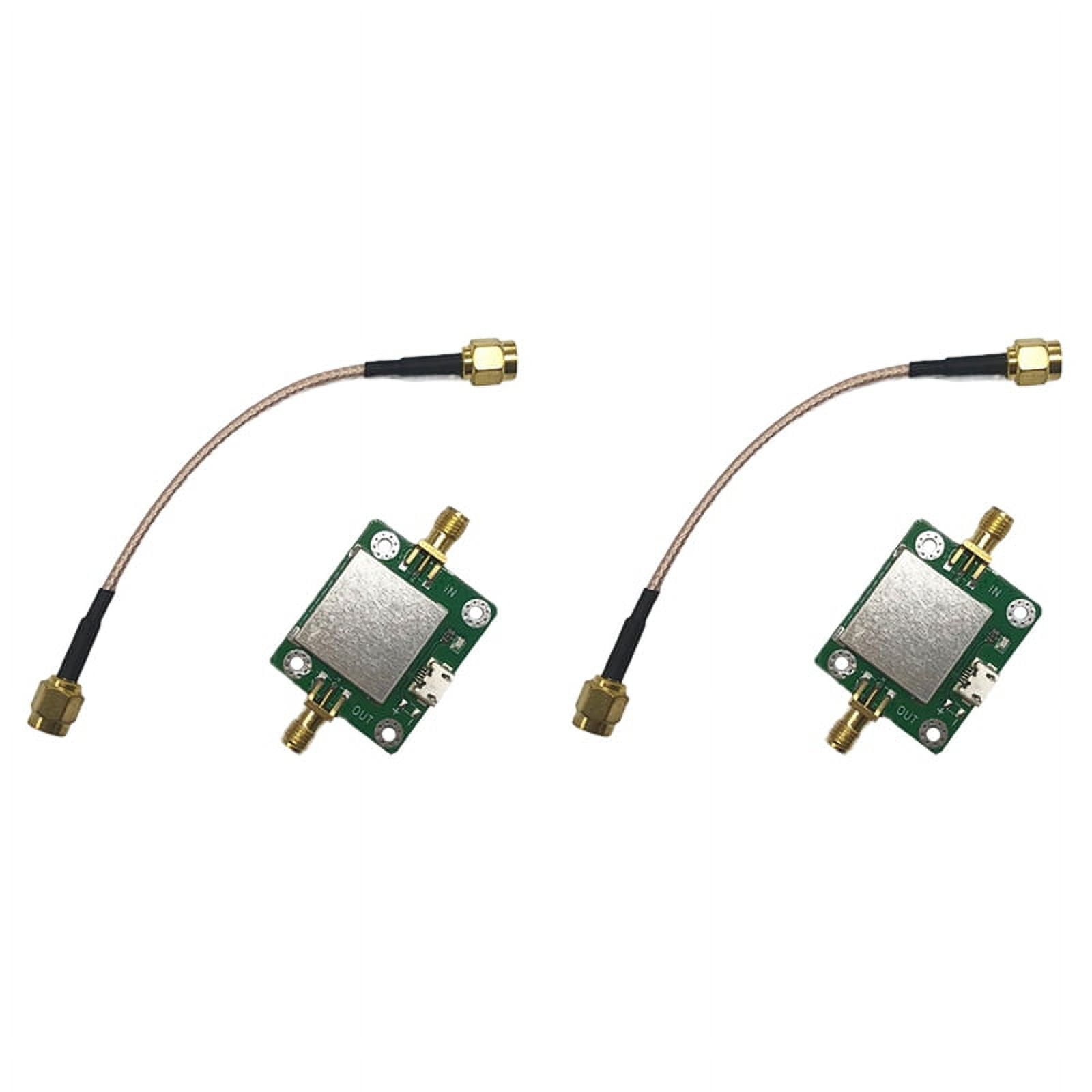 2X 50M6GHz LowNoise RF Amplifier 20DB Gain 50Ω RF Amplifier with USB