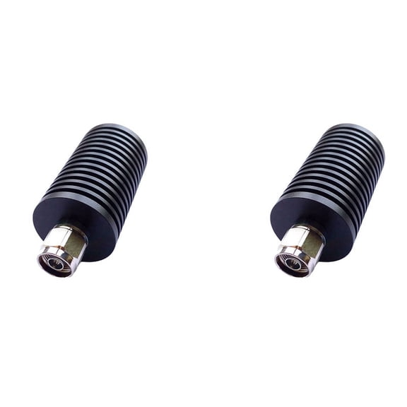 2X 50W N Male Connector Dummy Load, Termination Load , 50 Ohm, DC To3 GHz,2 x Dummy Load,black