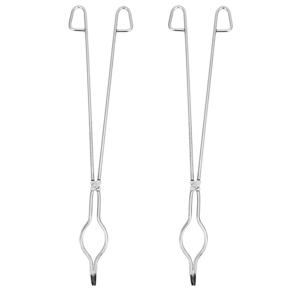 2X 50cm Crucible Tongs Melting Dish Holder for Refining Casting Copper Gold Metal