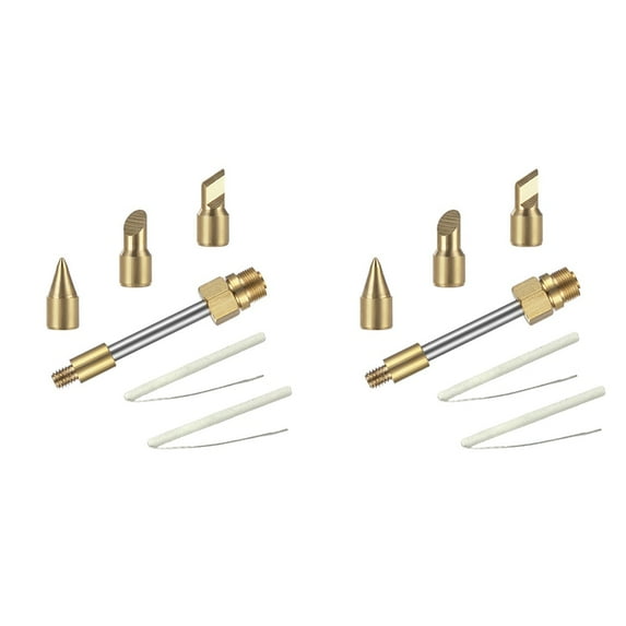 2X 510 Interface Soldering Iron Tip USB Soldering Iron Tip Welding Tool 15W Cutter Horseshoe Shape Welding Tools