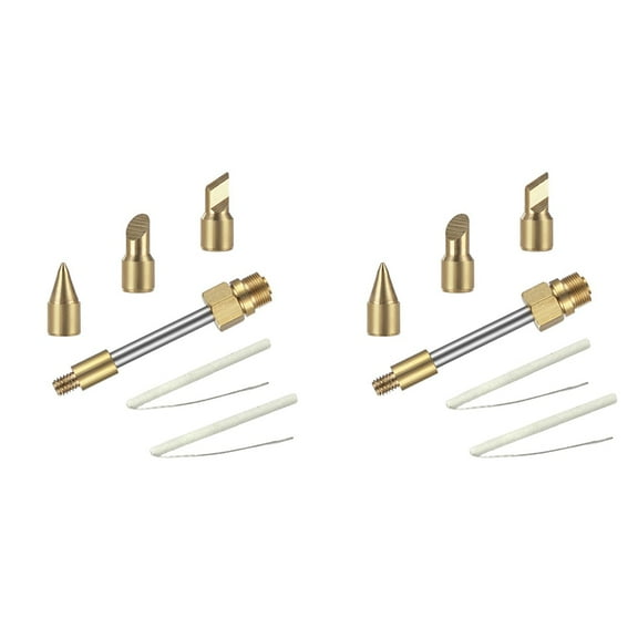 2X 510 Interface Soldering Iron Tip USB Soldering Iron Tip Welding Tool 15W Cutter Horseshoe Shape Welding Tools