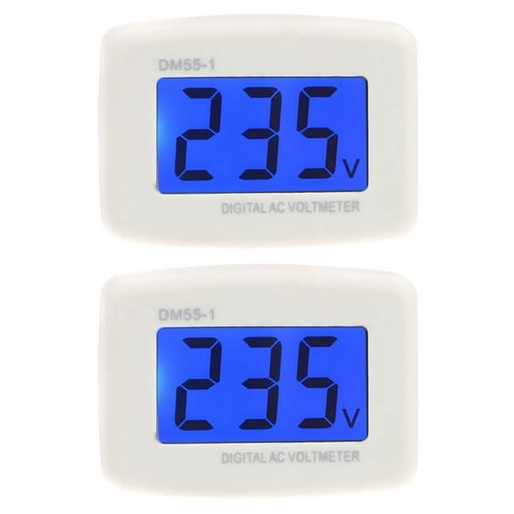2X 55 - 1 AC 80 - 300 V LCD Digital Voltmeter US Plug - in Electric Pen Meter