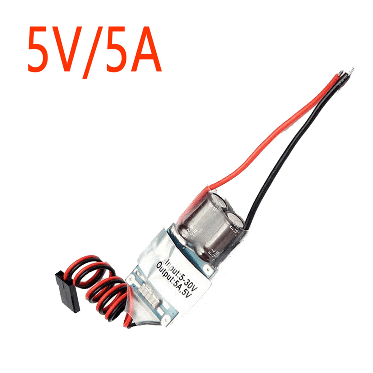 2X 5A 2-7S FPV Receiver Power Supply Voltage Regulator External BEC ...