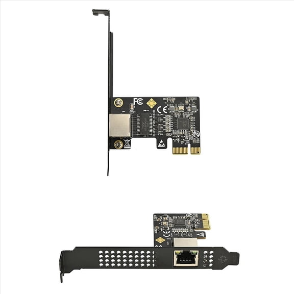 2X 5G PCI-E to RJ45 Network Card RTL8126 Chip Gigabit Ethernet PCI Express Network Card 5000Mbps 1Gbps/5Gbps