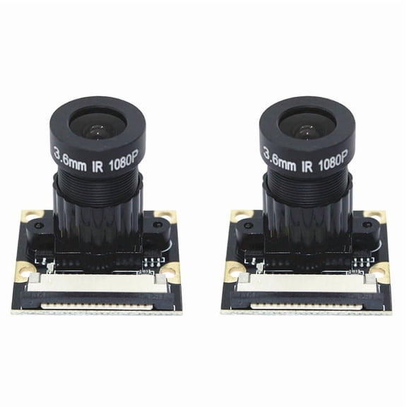 2X 5MP OV5647 Camera Module Non-Night Vision Version for  75 Degree 3.6mm Adjustable Focus 1080P HD Webcam