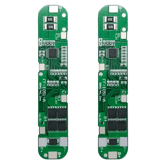 2X 5S 18.5V 12A 18650 Li-Ion Lithium Protection Board Battery Charge Board Short Circuit Protection,2 x Battery Protection Board,Green