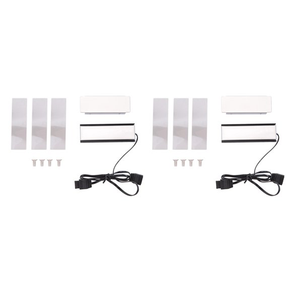 2X 5V ARGB Sync Computer 2280 SSD M2 Radiator PC RGB M.2 Nvme Cooling Heatsink Solid State Drive Cooling Radiato A