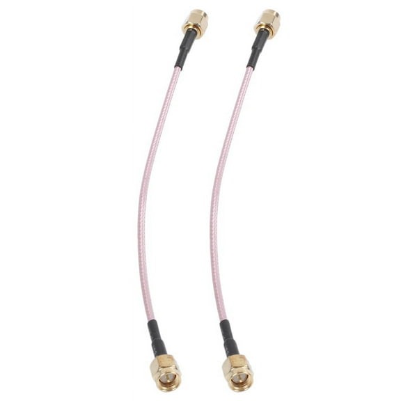 2X 6.5" Length SMA Male to SMA Male Connector Pigtail Cable