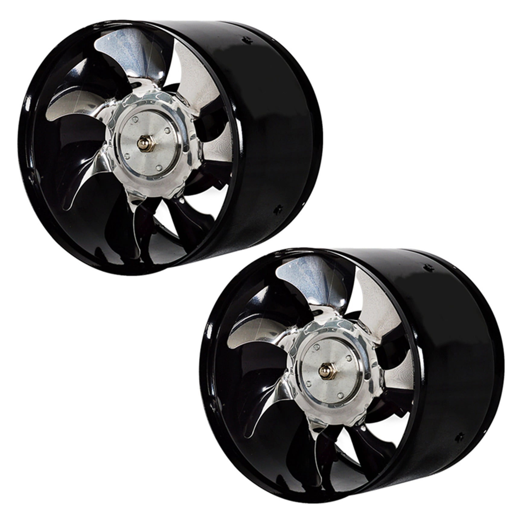 2X 6 Inch HighSpeed Exhaust Fan InLine Duct Kitchen Extractor Metal