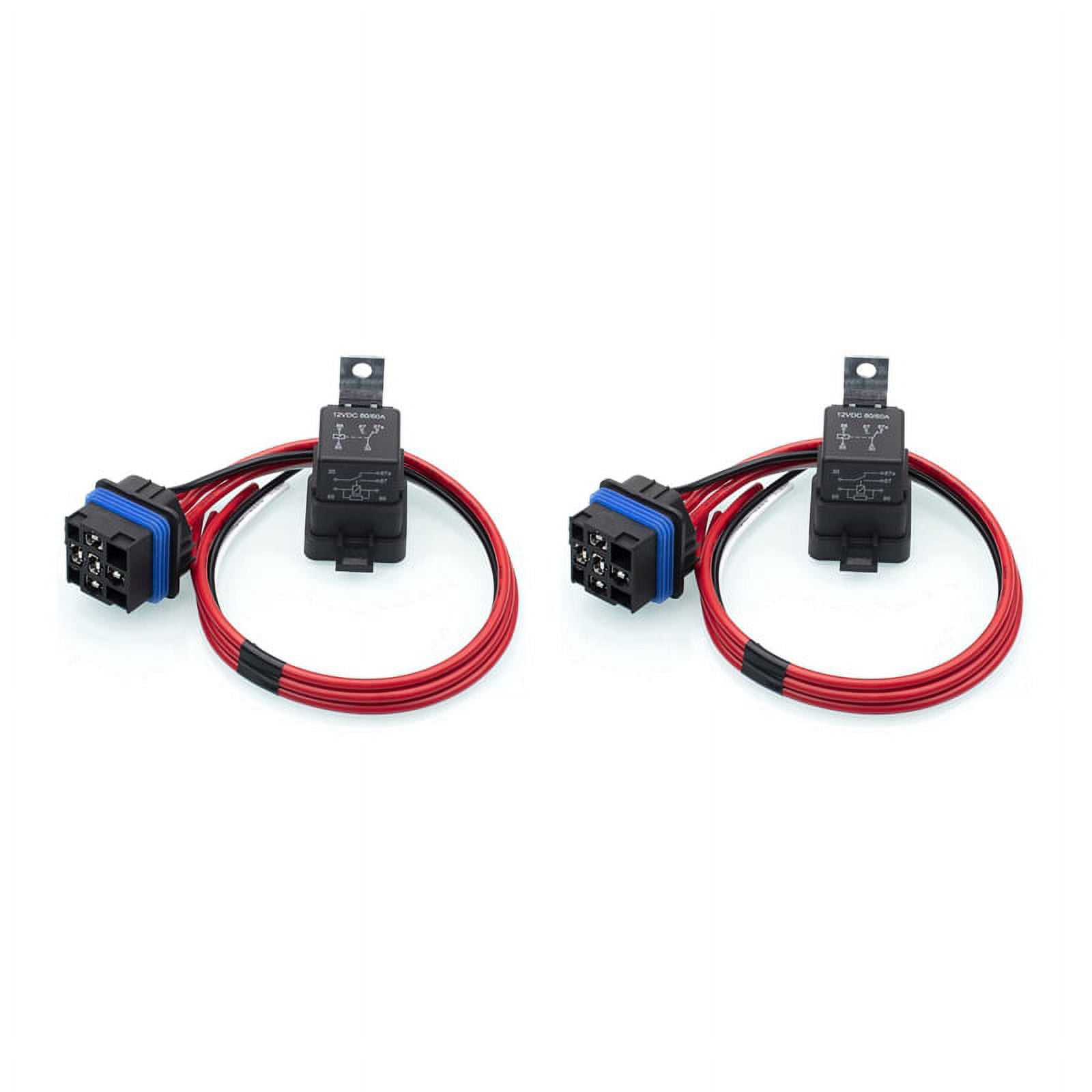 2X 60/80 Amp 12 Volt Waterproof Automotive Relay with Pigtail 5Pin