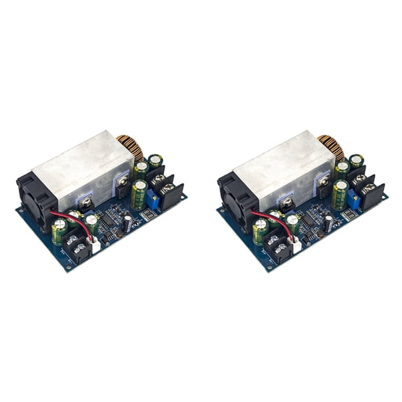 2X 600W 25A CC CV Adjustable Power Supply Module LED Driver DC-DC Converter Regulator Module 12-75V to 2.5-60V