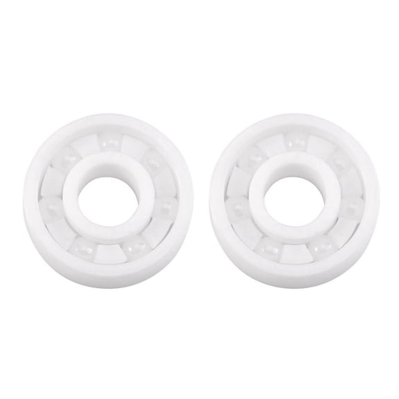 2X 608 Full Ceramic Bearing ZrO2 Ball Bearing 8mmx22mmx7mm Zirconia Oxide Bearing