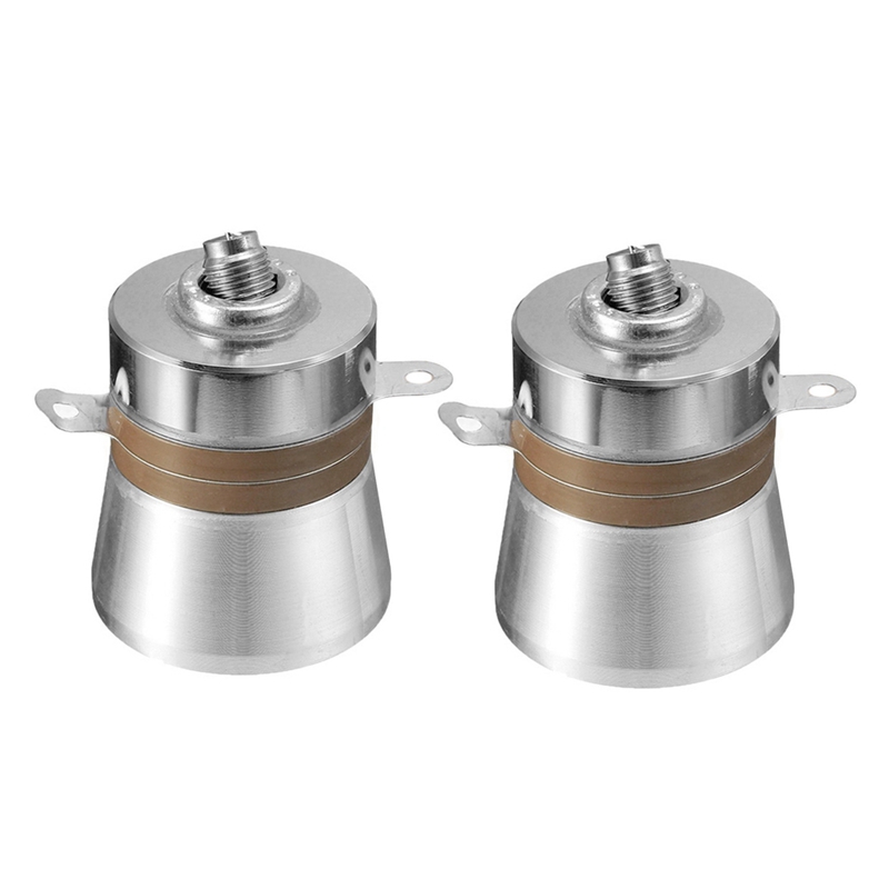 2X 60W 40KHz High Conversion Efficiency Ultrasonic Piezoelectric Transducer Cleaner High
