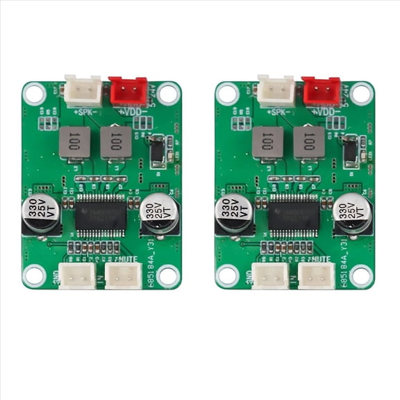 2X 60W Mono Digital Audio Power Amplifier Board TPA3118 DC 12V-24V 4-8ohm Class D Home Audio Amplifier Module,2 x Digital Audio Power Amplifier Board,Green