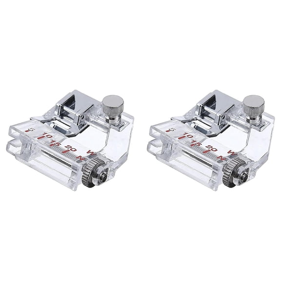 2X 6290 Bias Tape Binding Presser Foot Sewing Machines Accessories Fits for Singer, for , for