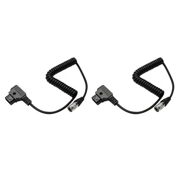 2X 688 633 Zoom F8 Power Cable DTAP to Hirose 4 Pin Male Plug Spring Power Wire