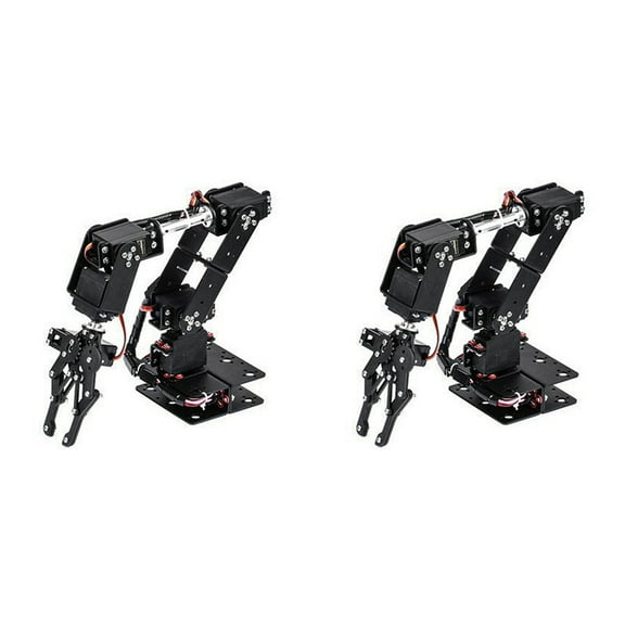 2X 6DOF Robot Mechanical Arm Clamp Claw Kit DOF Manipulator Industrial Grade Manipulator for Robotics