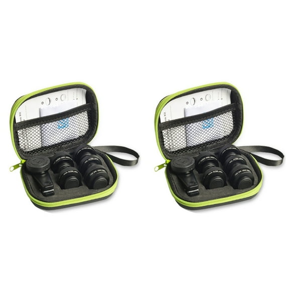 2X 6In1 Kit Camera Lens Photographer Phone Lenses Kit Macro Wide Angle Fish Eye CPL Filter for Mi9