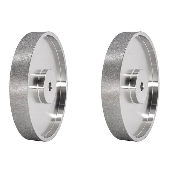 2X , 6Inch Dia X 1Inch Wide, with 1/2Inch Arbor, Diamond Grinding Wheel for Sharpening HSS, 240 Grit