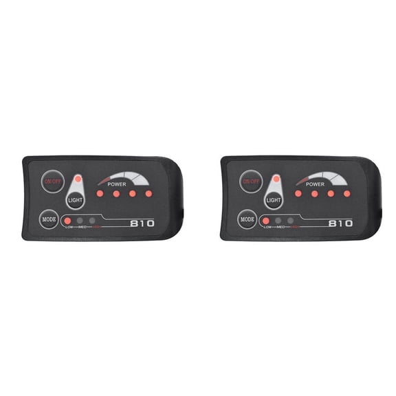 2X 6PIN S810 E-Bike Meter LED Display IP65 36V UART for Electric Bike Electric Bicycle Meter(36V)