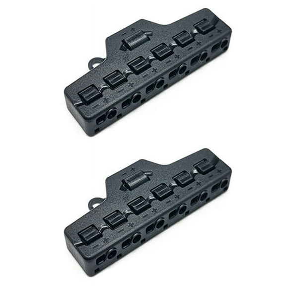 2X 6Ports Quick Connect Out Line Splitter Quick Splitter Out Line Splitter Lighting LED Strip Model Lghts Railway Layout