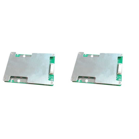 2X 6S 24V 50A Lithium Battery Protection Board with Power Battery Balance/Enhance PCB Protection Board,2 x Protection Board 2 x cable,Silver&Green
