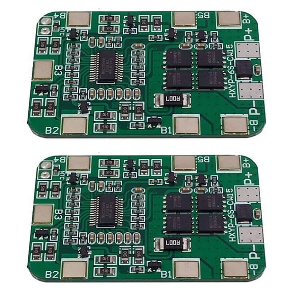 2X 6S 25.2V 20A Lithium Battery Board with Balancing for 25V Screwdriver and 24V Battery Pack Use,2 x 6S 25.2V 20A Lithium Battery Board,green