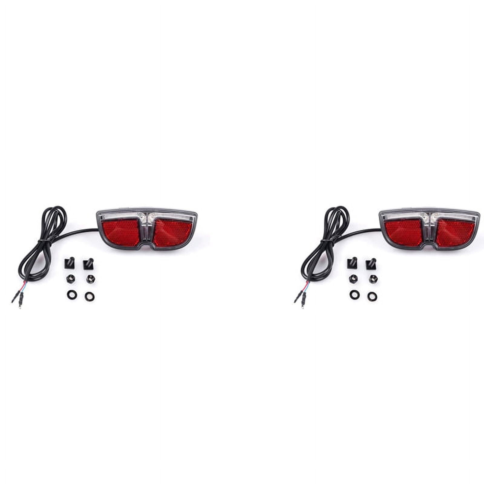 2X 6V LED E-Bike Tail Light Electric Bike Rear Rack Brake Lamp for ...