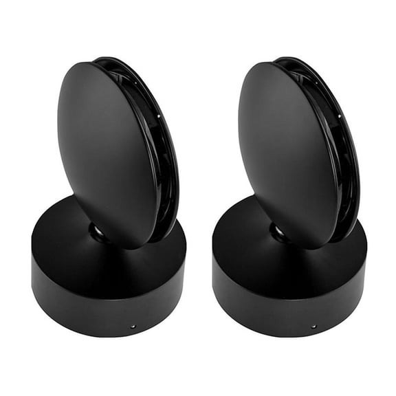 2X 6W 360 Degree LED Lamp LED Window Sill Door Frame Wall Light for Bedroom Hallway Aisle Bar Stair Black,Warm Light,2 x Lamp 2 x Mounting Kit,Black