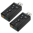 thumbnail image 1 of 2X 7.1 Channel USB External Sound Card Audio Adapter, 1 of 5