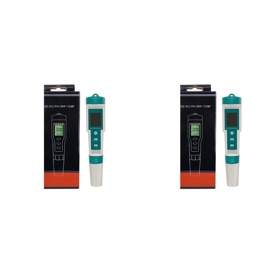2X 7 In 1 PH/TDS/EC/ORP/Salinity /S.G/Temperature Meter C-600 Water Quality Tester for Drinking Water,Aquariums PH Meter