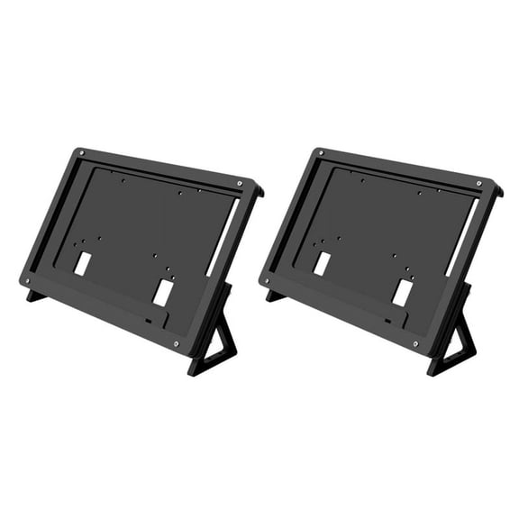 2X 7 Inch Lcd Acrylic Bracket Case Contact Screen Case Holder Bracket for Raspberry Pi 3 Model B+