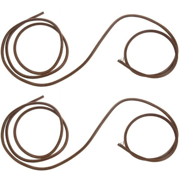 2X 72 inch 183 cm Leather Belt Treadle Parts + Hook For Singer Sewing Machine